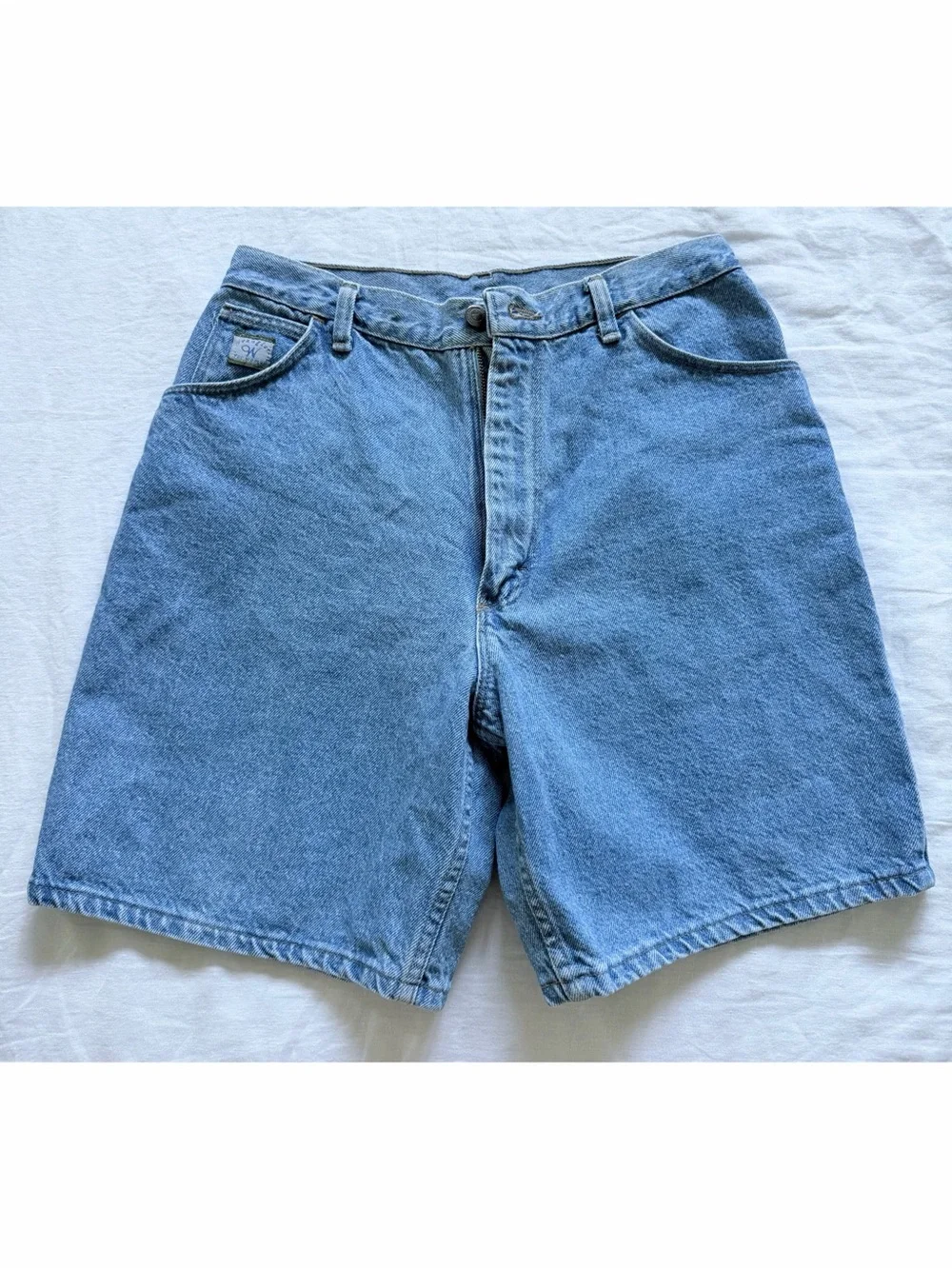 Wrangler women’s denim mom shorts